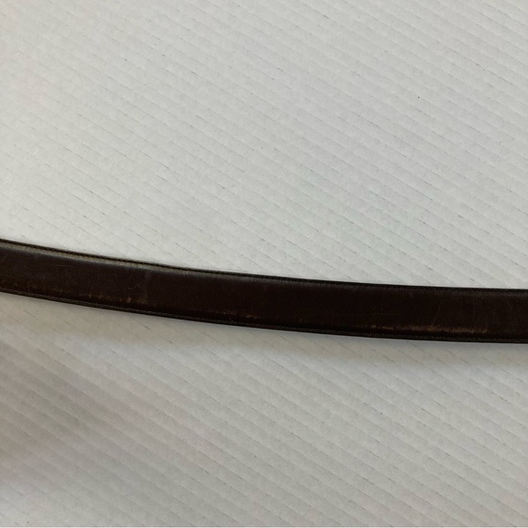 Coach Cowhide / Leather Solid Brass Belt Size 42 - Picture 5 of 13